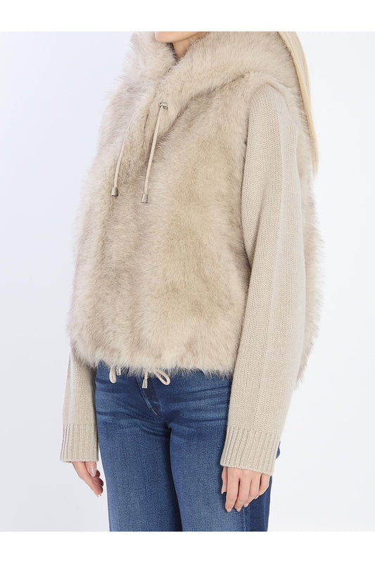 Eco-fur vest