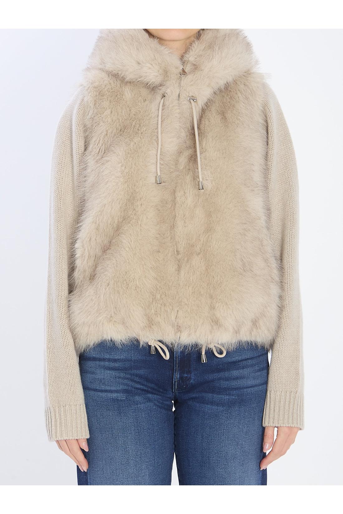 Eco-fur vest