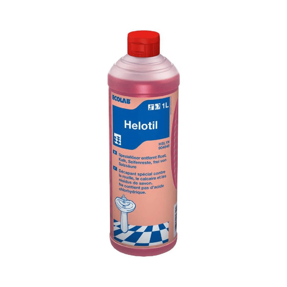 Auslaufartikel: Ecolab Helotil® Sanitär-Grundreiniger - 1 Liter | Packung (100 Stück)