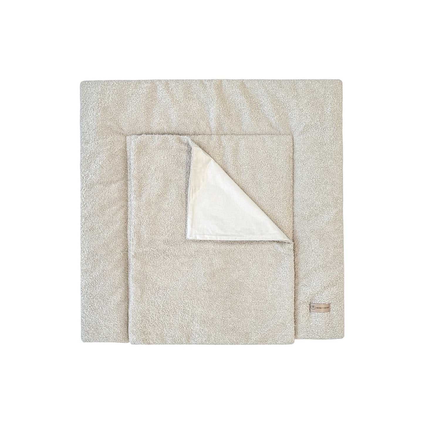 Wickelauflage Teddy Bouclé mit Unterlage – natürlich & kuschelig für dein Baby