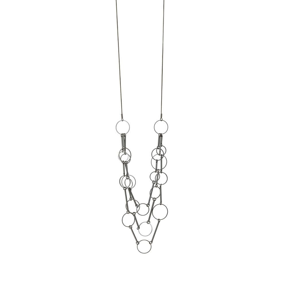 Halskette Velvet Big Circle, in mehreren Farben