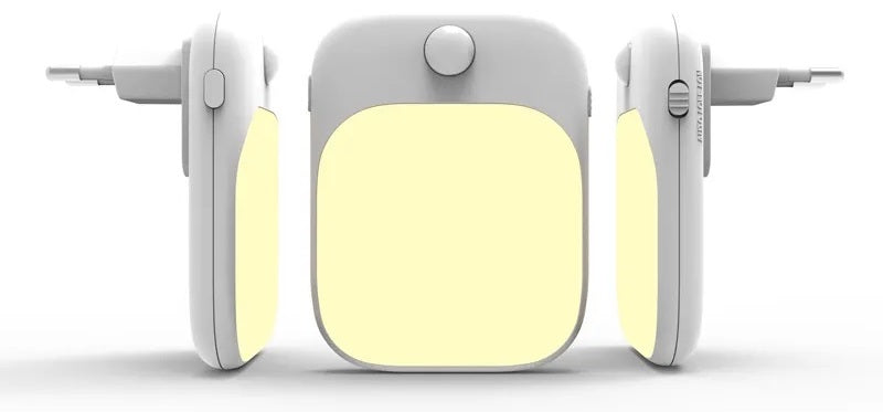2 Stück LED Nachtlicht Steckdose mit Bewegungsmelder Warmweiß 0,5W 20 Lumen
