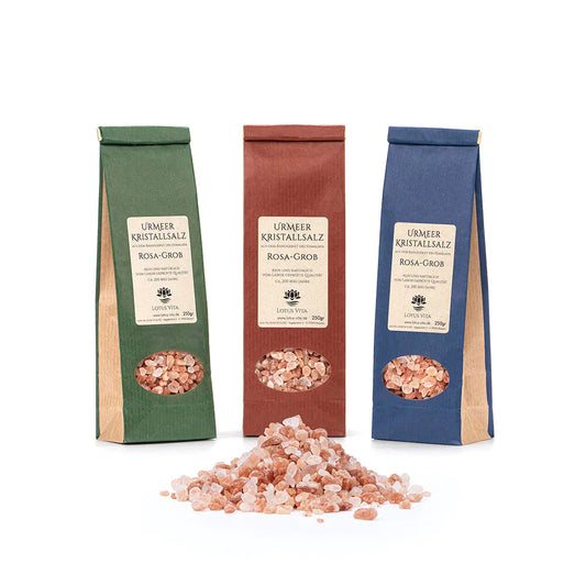 Fornt sjávarsalt, gróft – Náttúrulegt kristalsalt frá Himalajafjöllum