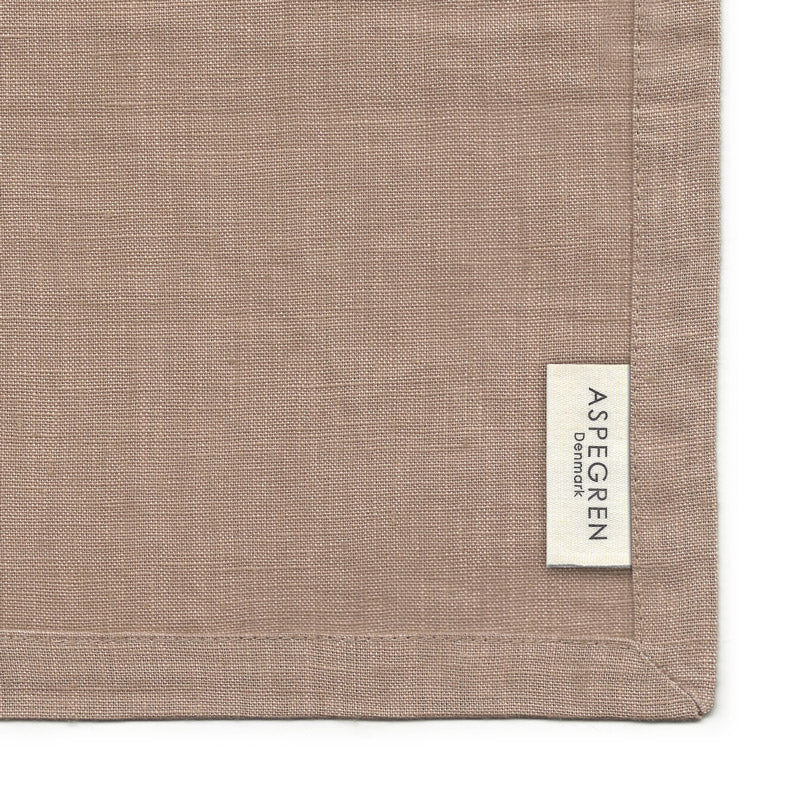 Leinenservietten 2er Set, staubrosé