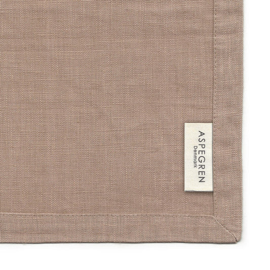 Leinenservietten 2er Set, staubrosé