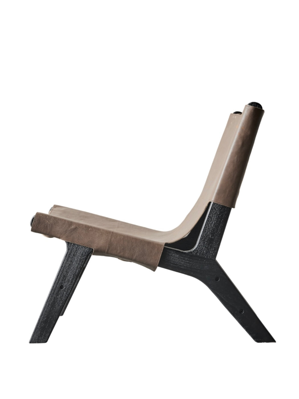 Lounge Stuhl Philosophy braun/schwarz