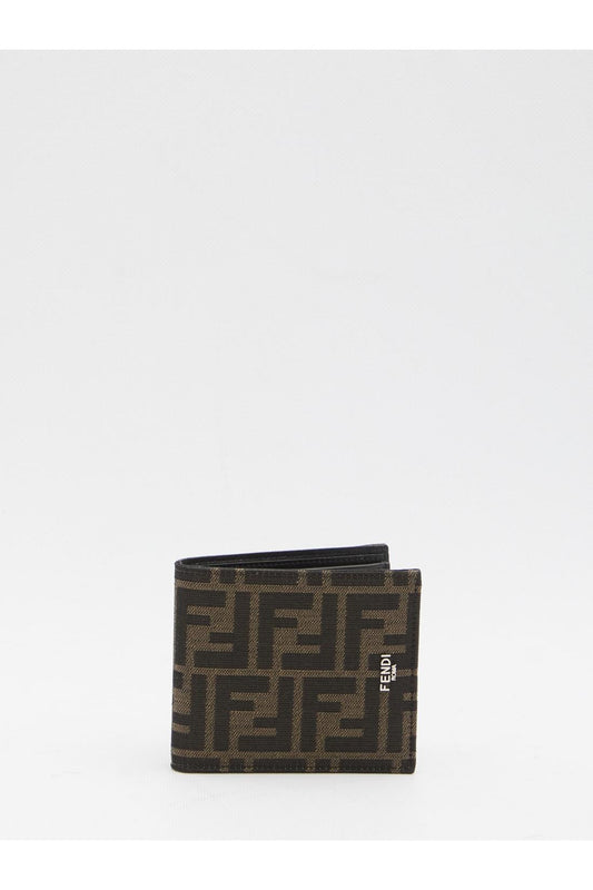FF jacquard Bi-fold wallet