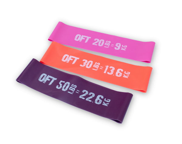 Fit tools Fitnessbänder 3er Set AFINA 20LB-50LBS