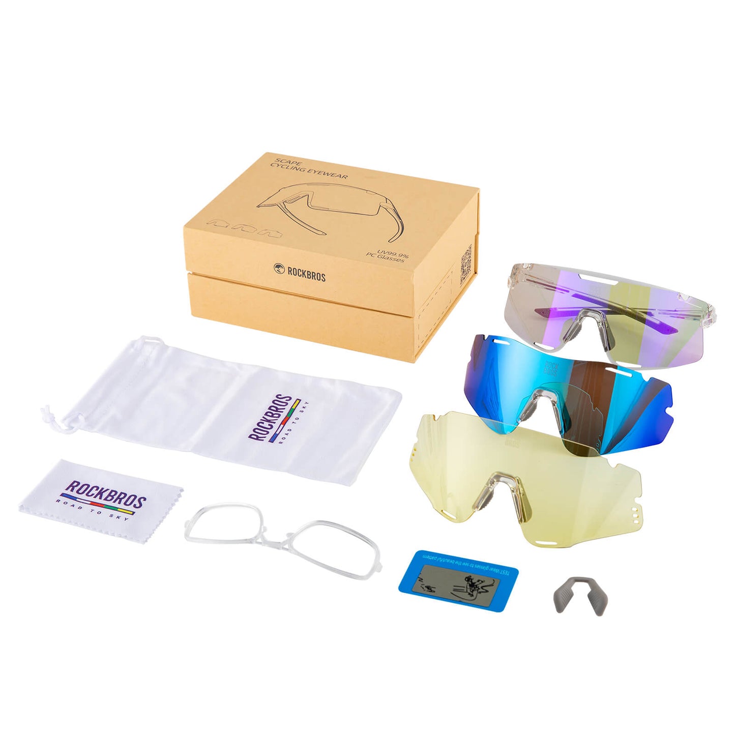 Fahrradbrille Drei-Gläser Konfigurationssystem - BOUNDLESS Serie