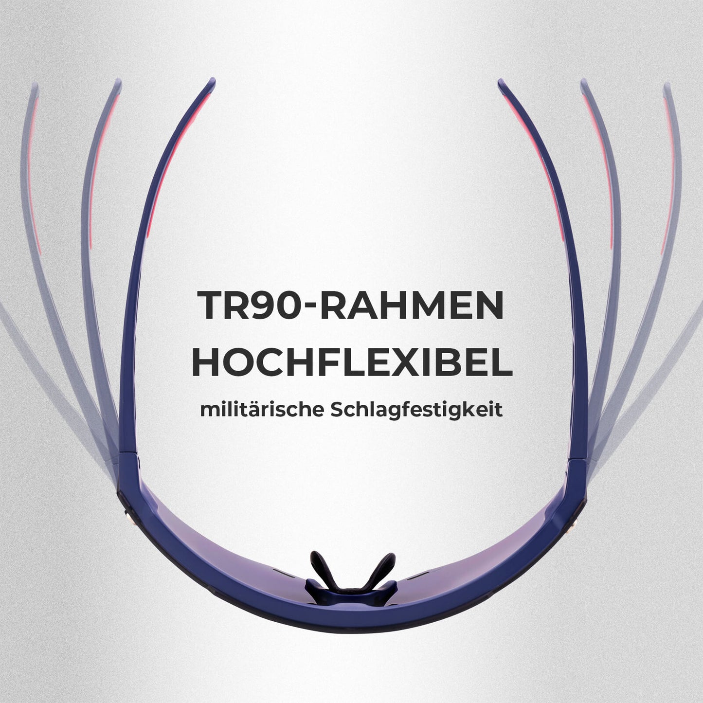 Polarized cycling glasses with magnetic closure, for men/women