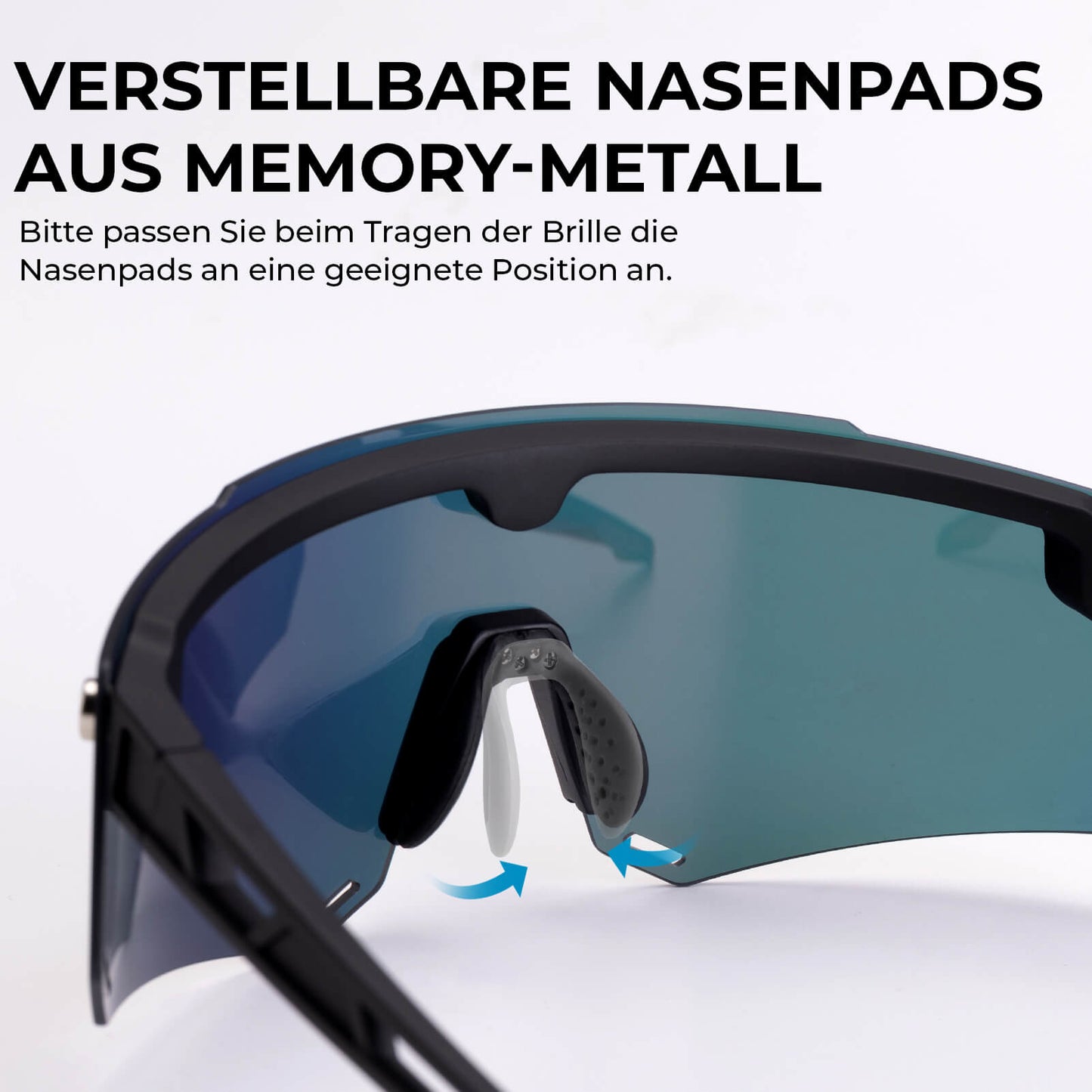 Polarized cycling glasses with magnetic closure, for men/women