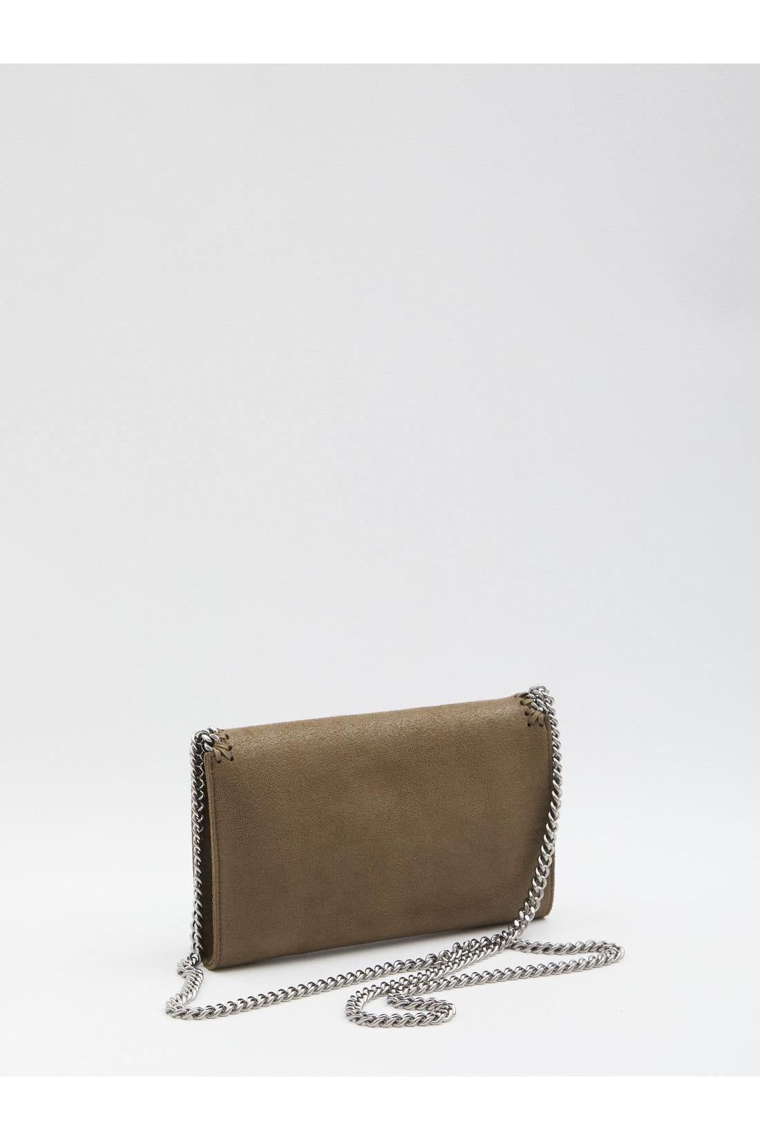 Falabella wallet with chain