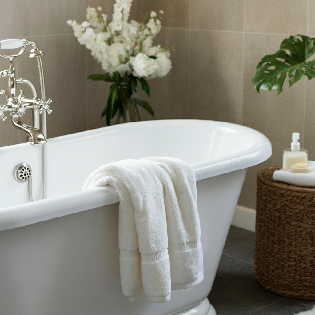 Mjúk handklæði úr egypskri bómull