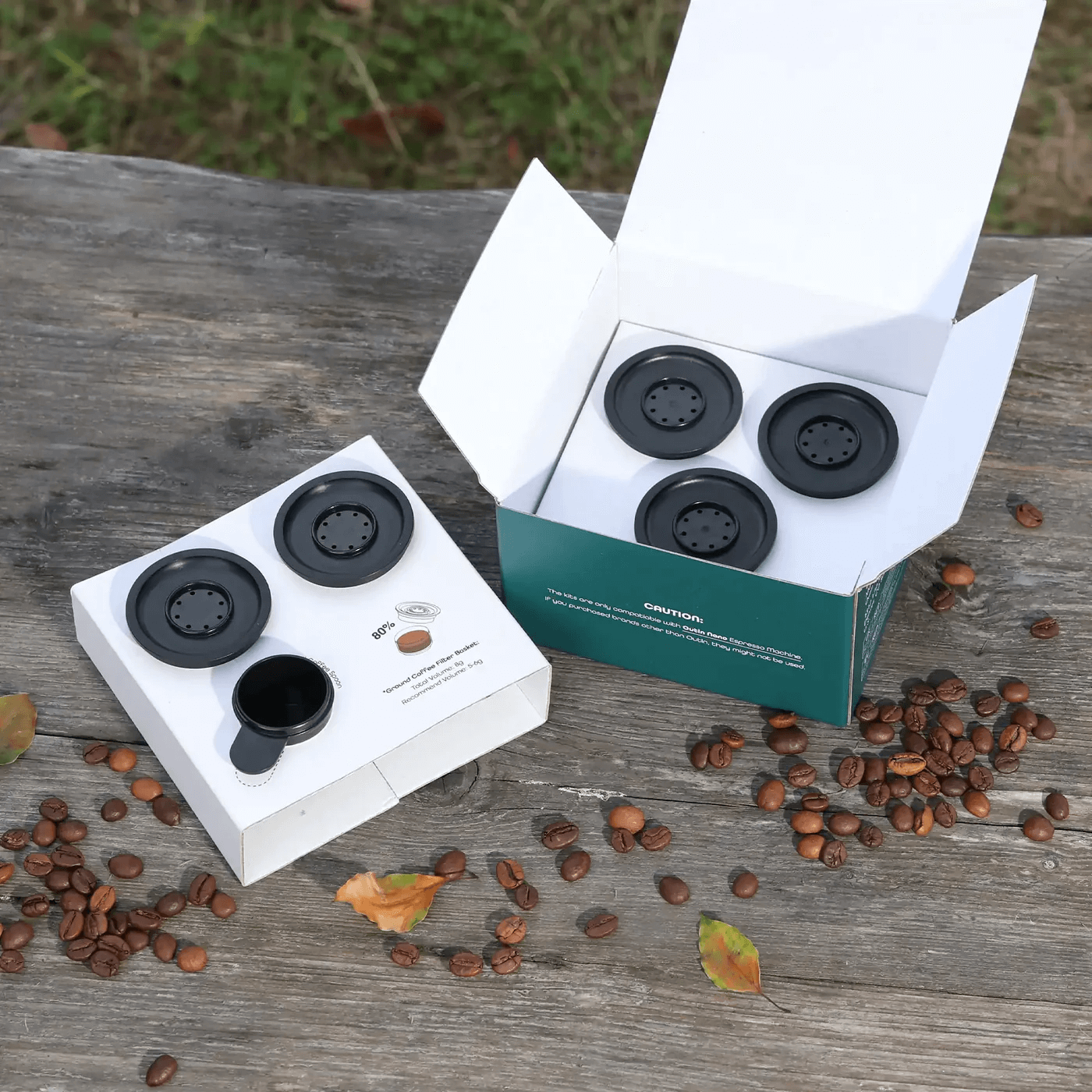 Outin Nano Portable Espresso Machine Filter Baskets Kit