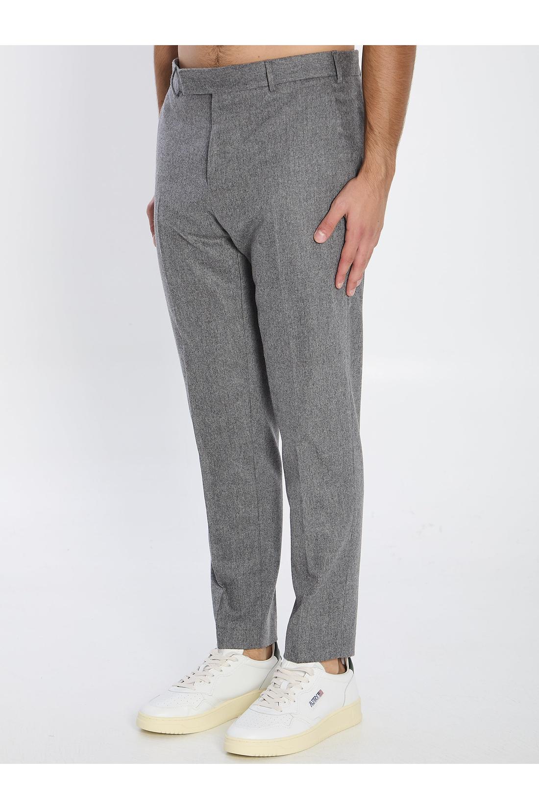 Flannel trousers