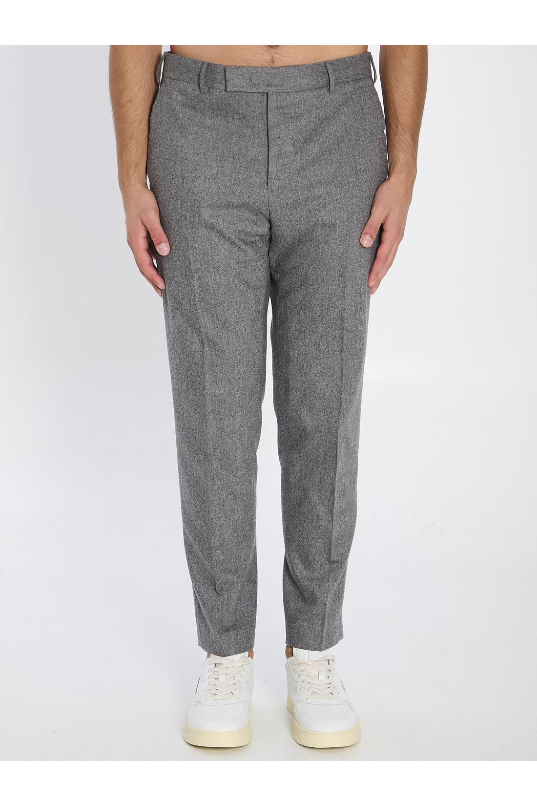 Flannel trousers