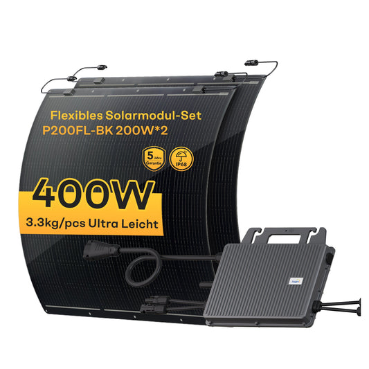 PV-Set: 800W Mikro-Wechselrichter + Solarmodule –  für Ihr Balkon-Solarsystem