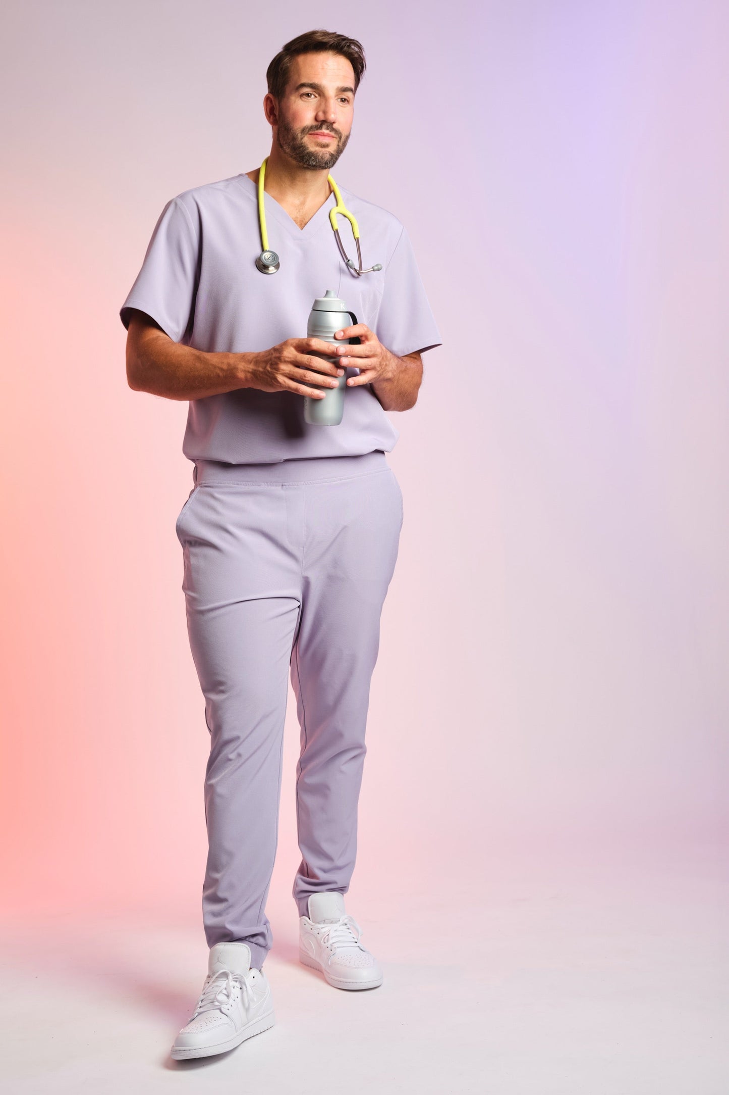 Active Scrub Top “Pete” – Violet