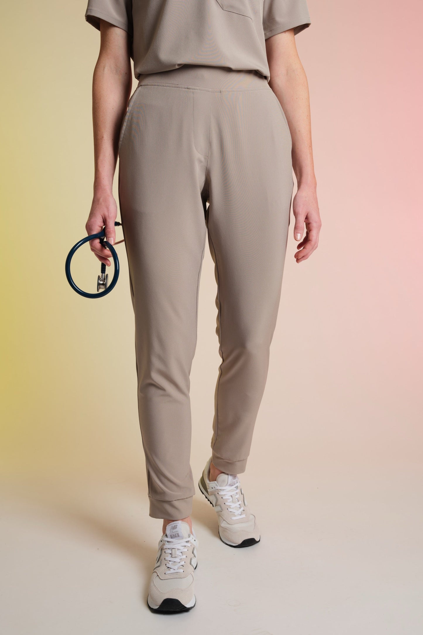 Skúrbuxur „Tessa“ – ljósbrúnar