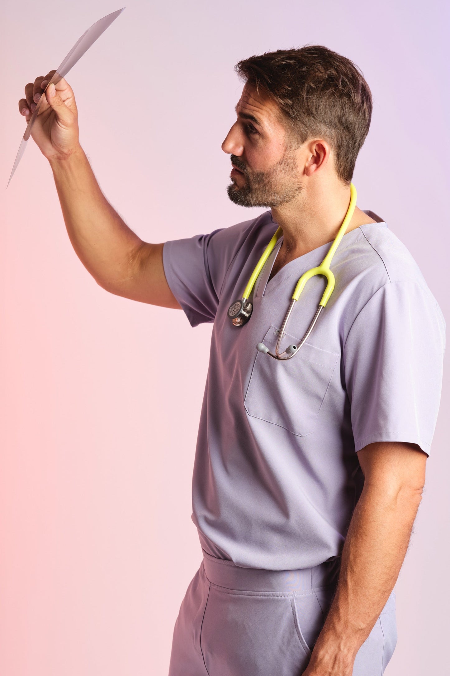 Active Scrub Top “Pete” – Violet