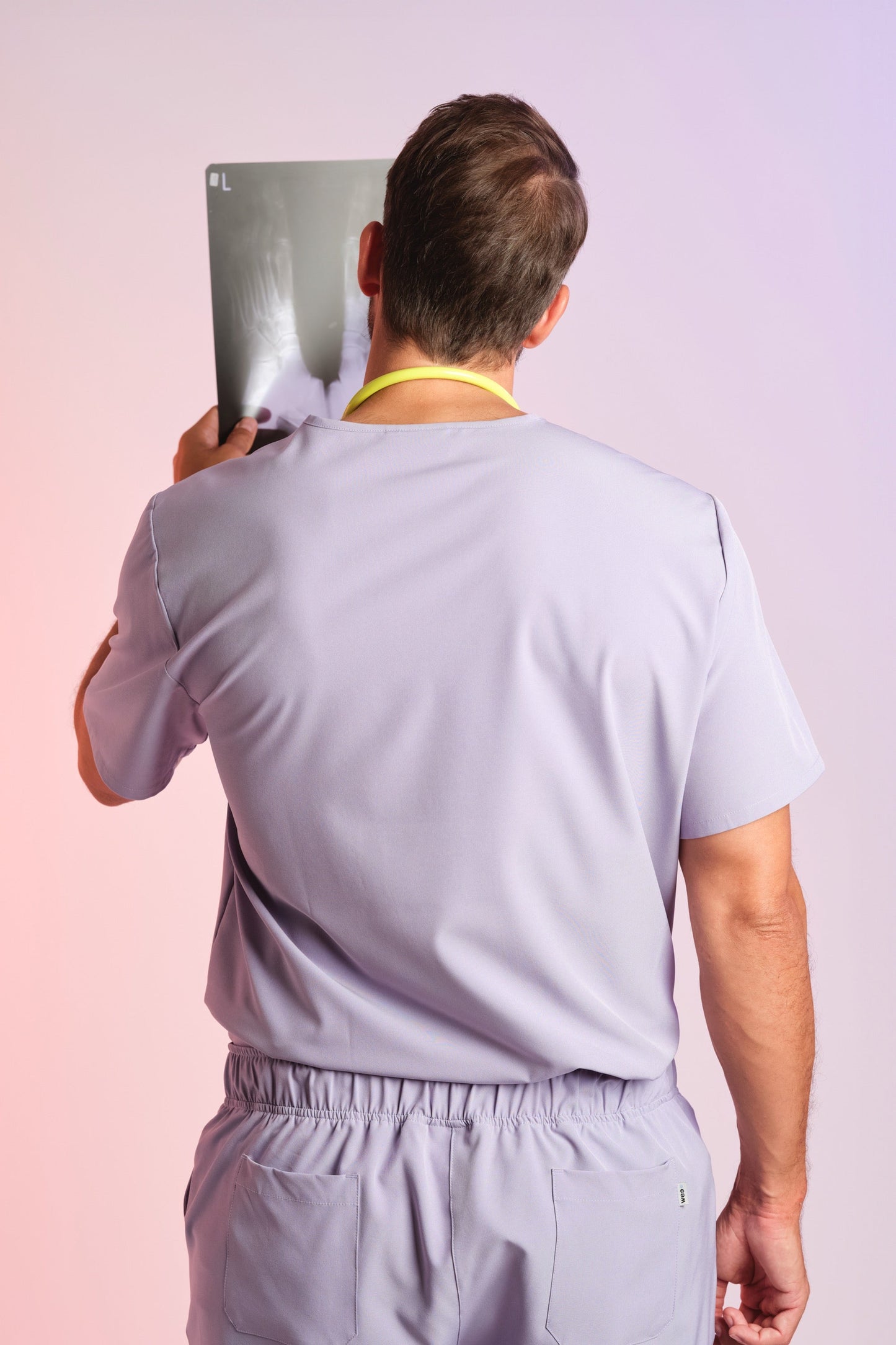 Active Scrub Top “Pete” – Violet