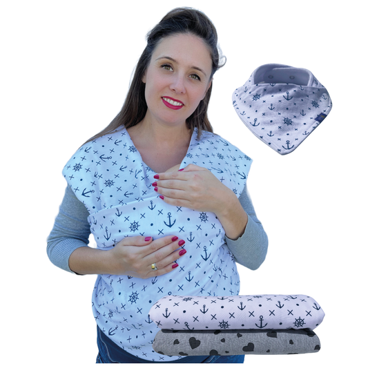 Baby Tragetuch Anker