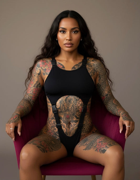 Cut Out Strap Bodysuit