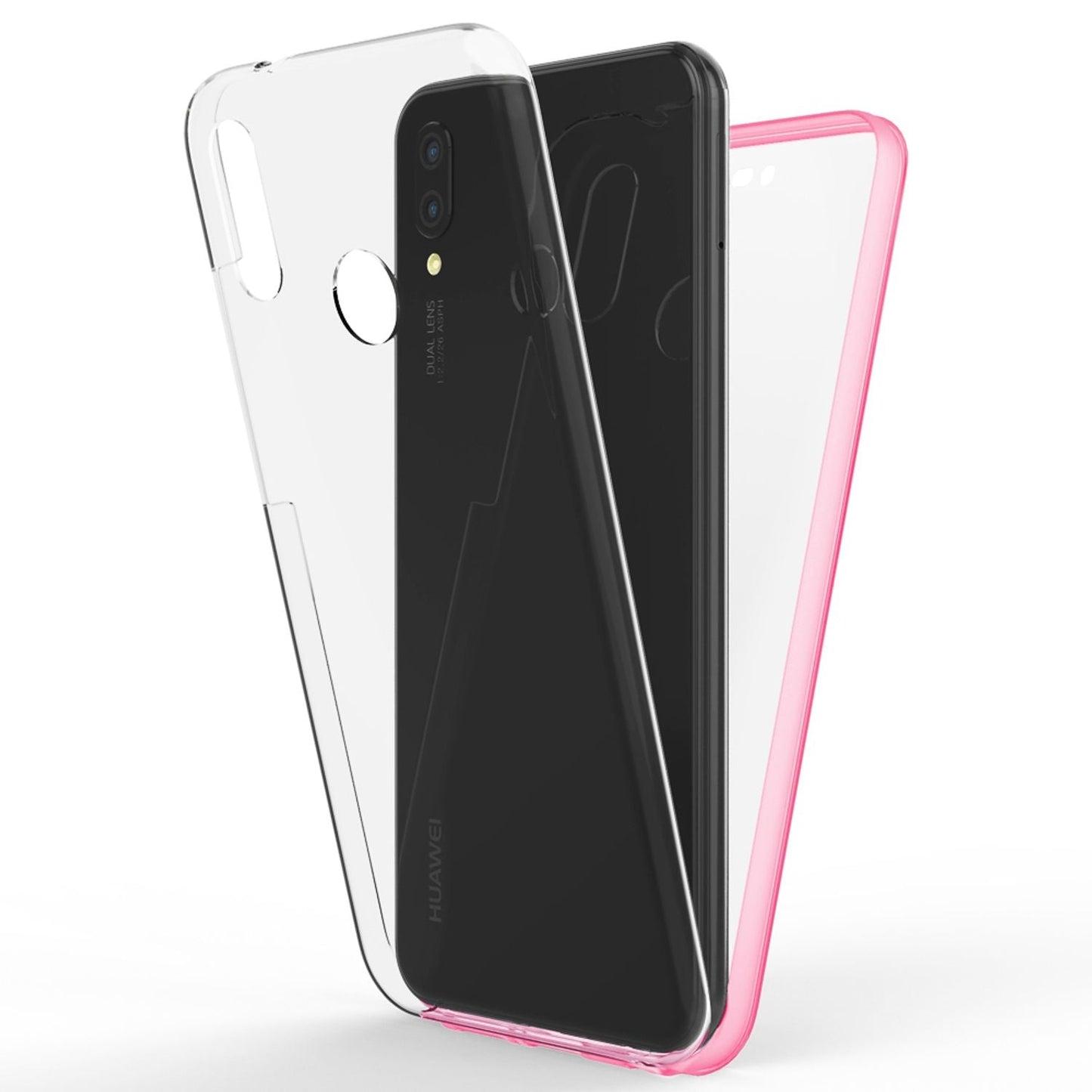 NALIA 360 Grad Handy Hülle für Huawei P20 Lite, Full Cover Case Rundum Bumper