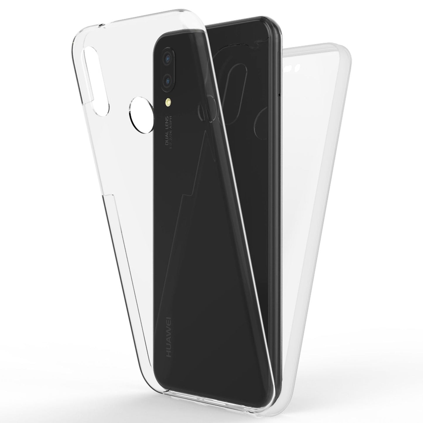 NALIA 360 Grad Handy Hülle für Huawei P20 Lite, Full Cover Case Rundum Bumper