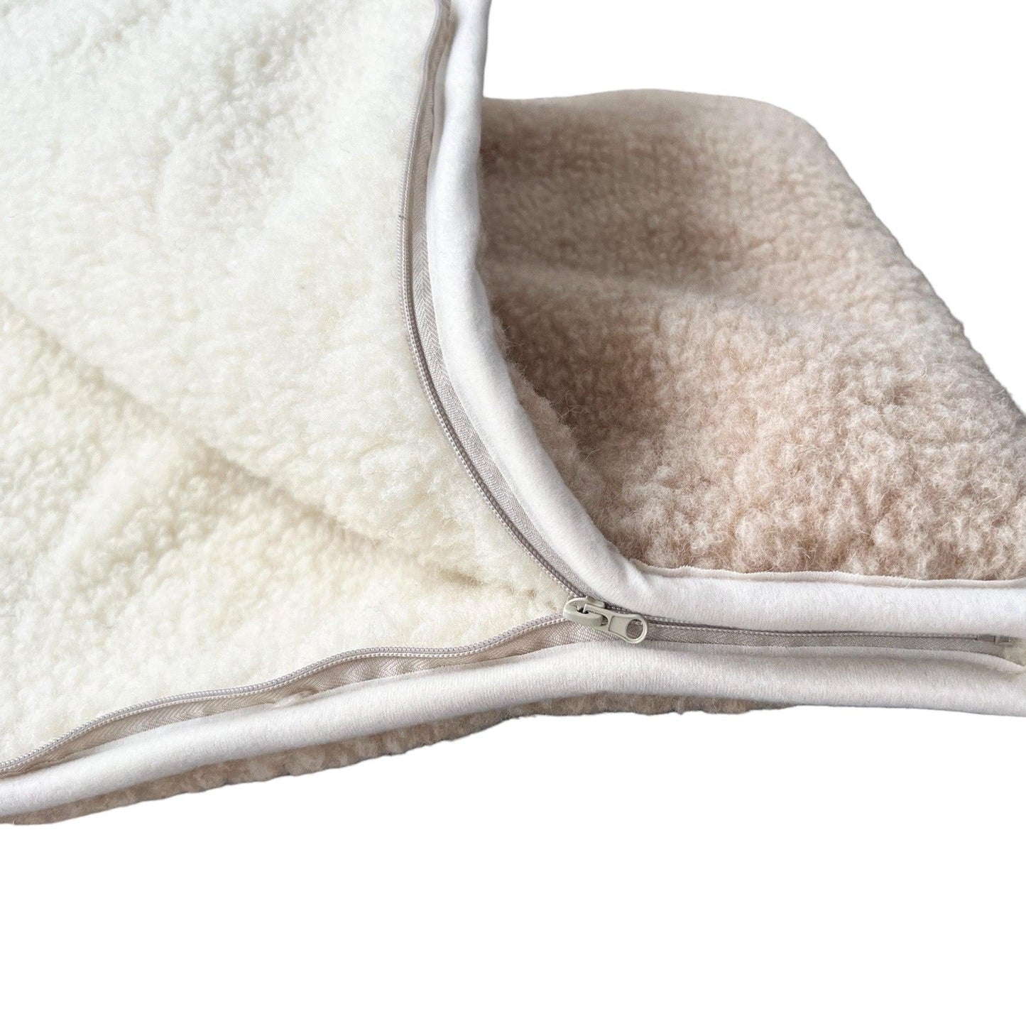 Winterfußsack Schlafsack Merinowolle – für Babywanne & Kinderwagen