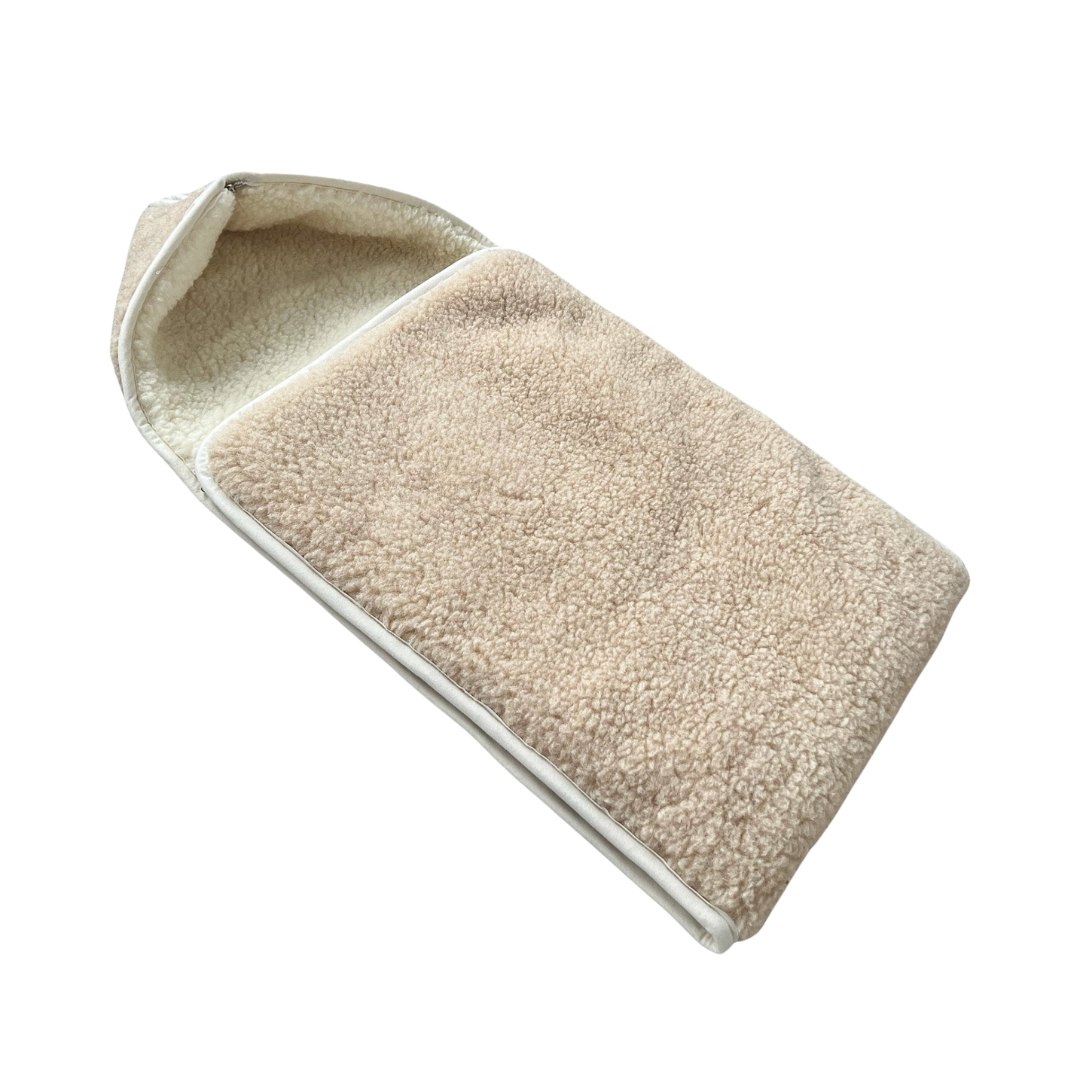Winterfußsack Schlafsack Merinowolle – für Babywanne & Kinderwagen