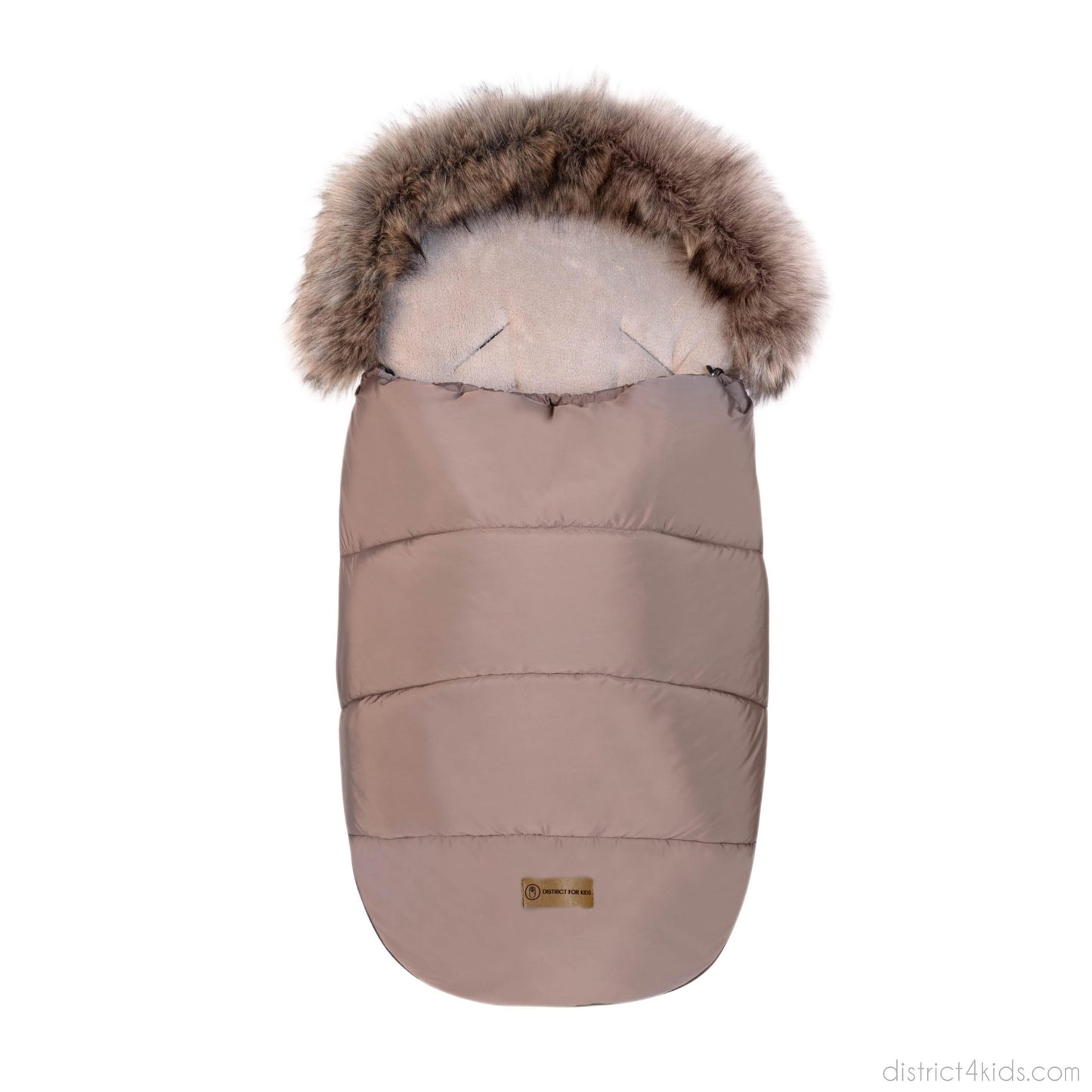 Winterfußsack wasserabweisend mit Fell – für Kinderwagen