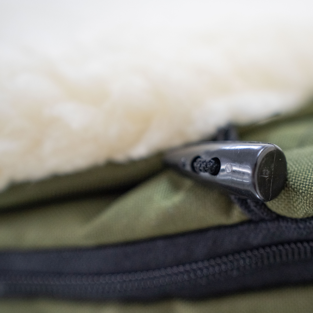 Winterfußsack wasserabweisend Innenfutter aus Merinowolle - Kinderwagen