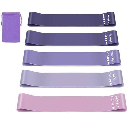 5er-Set Fitnessbänder Widerstandsbänder Gummibänder Resistance Bands Fitness