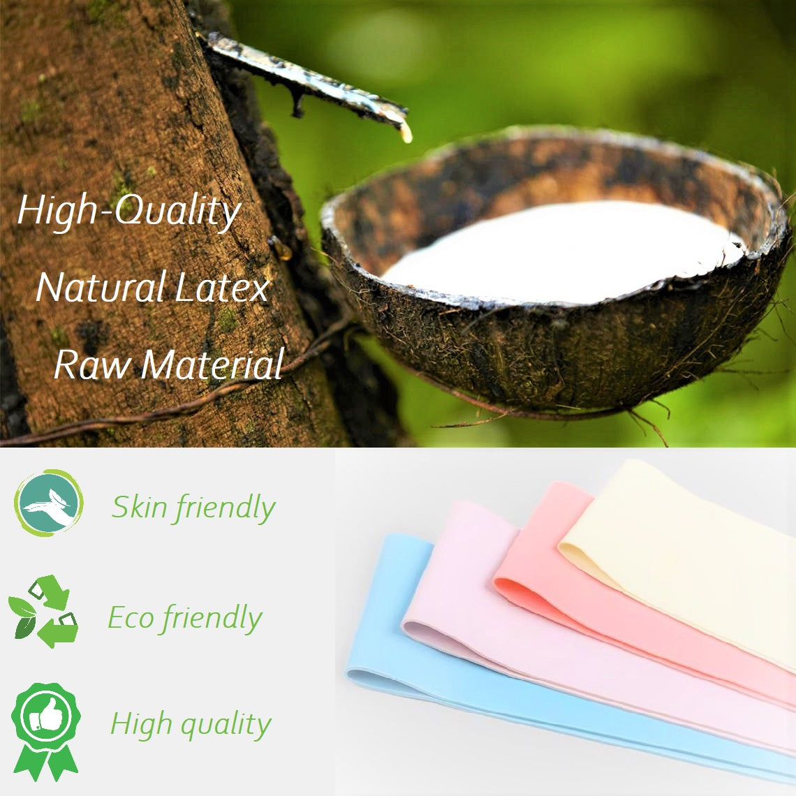 5er-Set Fitnessbänder Widerstandsbänder Gummibänder Resistance Bands Fitness