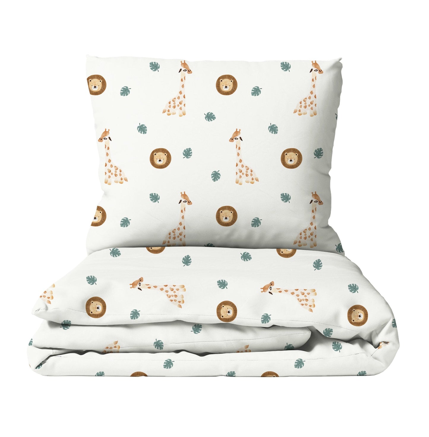 "Giraffe and Lion" Premium Children's Bedding