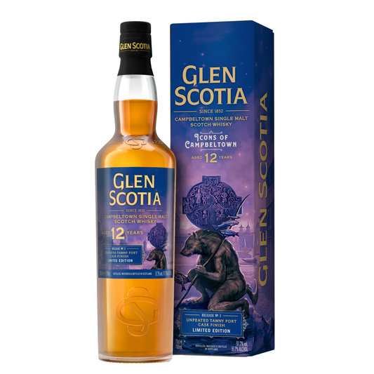Glen Scotia 12 - Icons of Campbeltown No.3 The Wulver - 1st Fill Tawny Port Finish