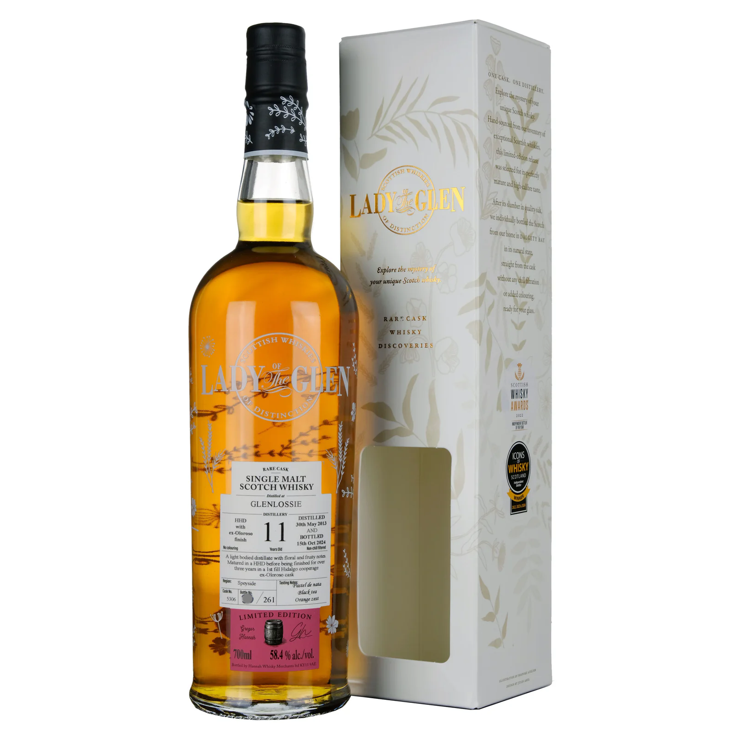 Glenlossie 11 2013/2024 - Lady of the Glen - Oloroso Cask Finish