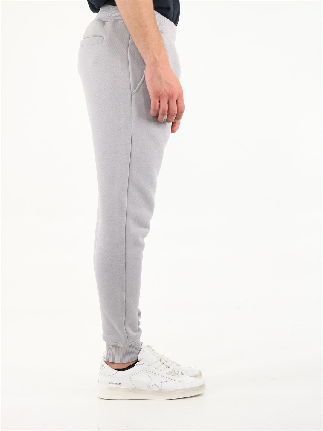 Gray jogging pants