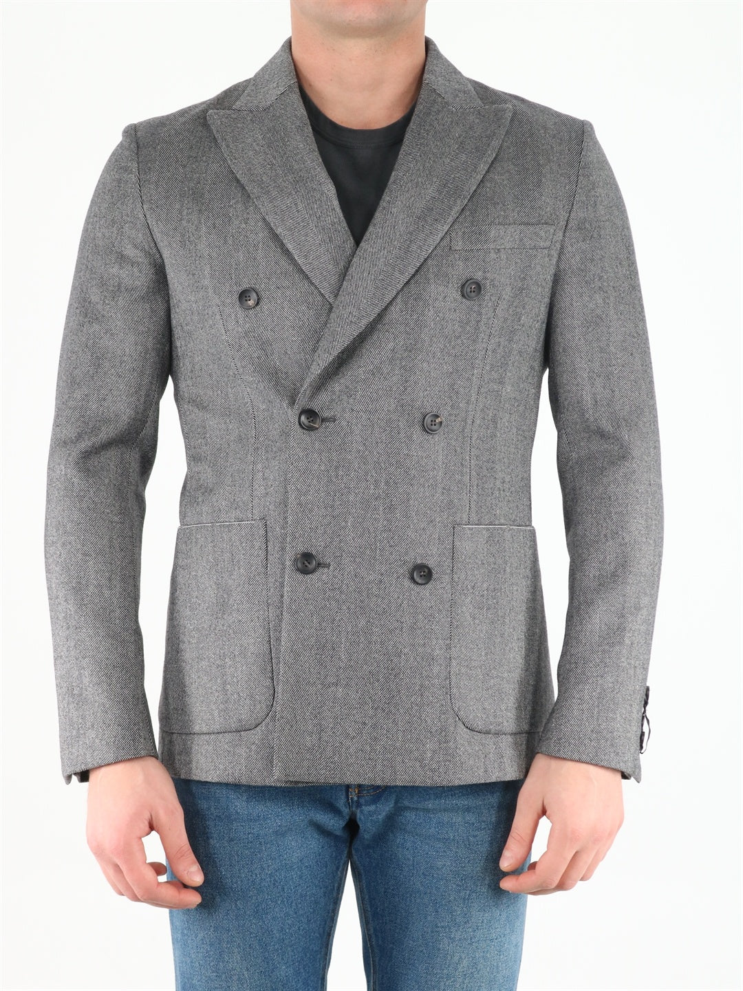 Grey wool jacket
