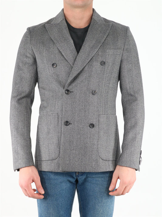Grey wool jacket