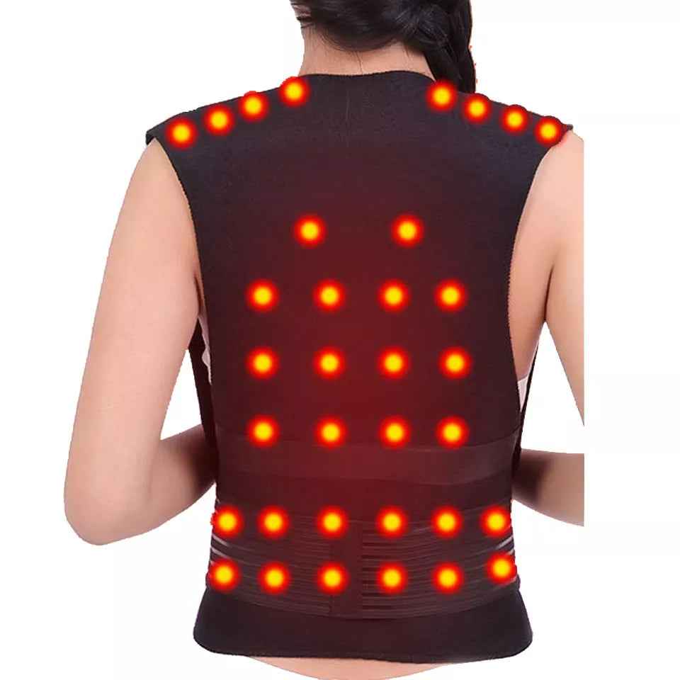 Tourmaline Self-Heating Brace Support Belt Back Posture Corrector