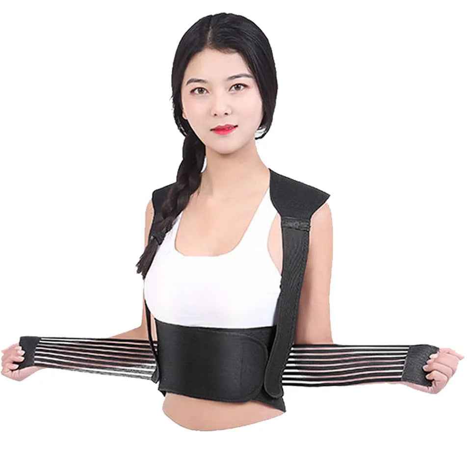 Tourmaline Self-Heating Brace Support Belt Back Posture Corrector