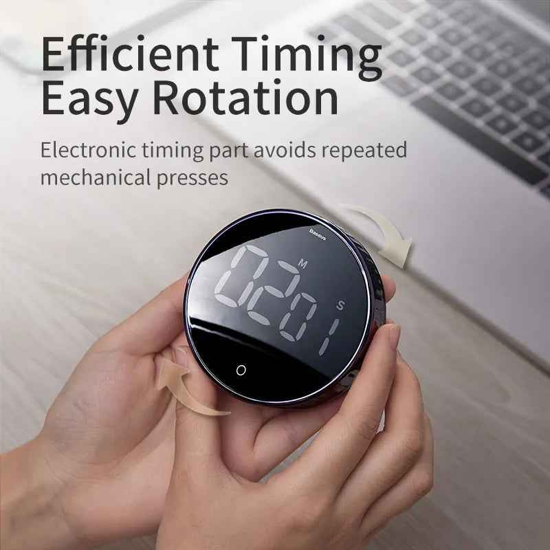 LED Digital Kitchen Timer for Cooking Shower Study Stopwatch Alarm