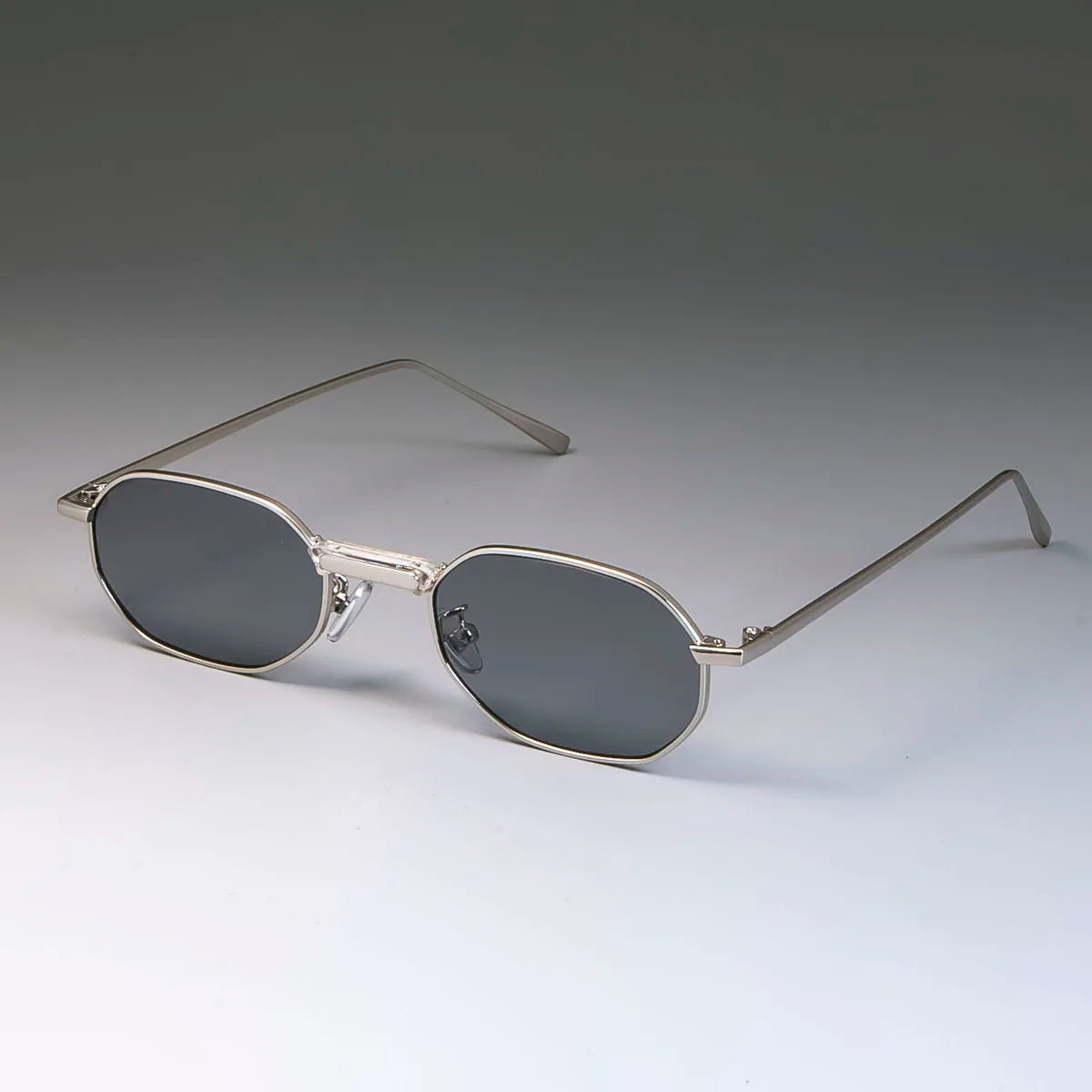 Klassískir steampunk-gleraugu úr málmi – lítil umgjörð, vintage unisex sólgleraugu
