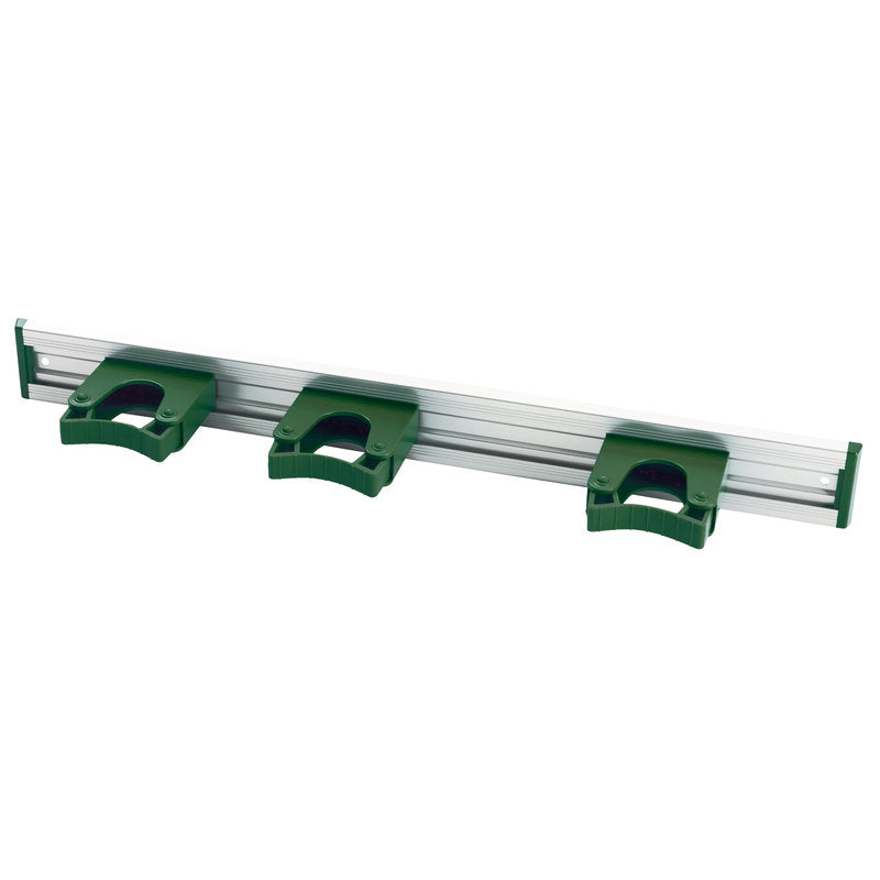 Aluminum tool rail, 3 handle holders, 510x55mm