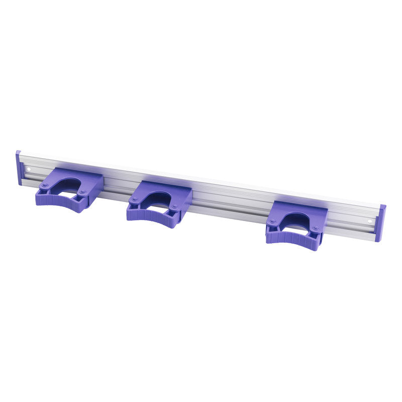 Aluminum tool rail, 3 handle holders, 510x55mm