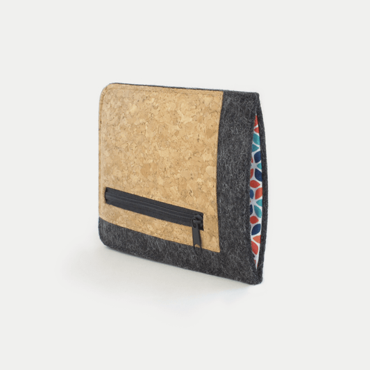 Handytasche mit Kartenfach für Google Pixel 9 | anthrazit - colorful | Modell "ZIP"