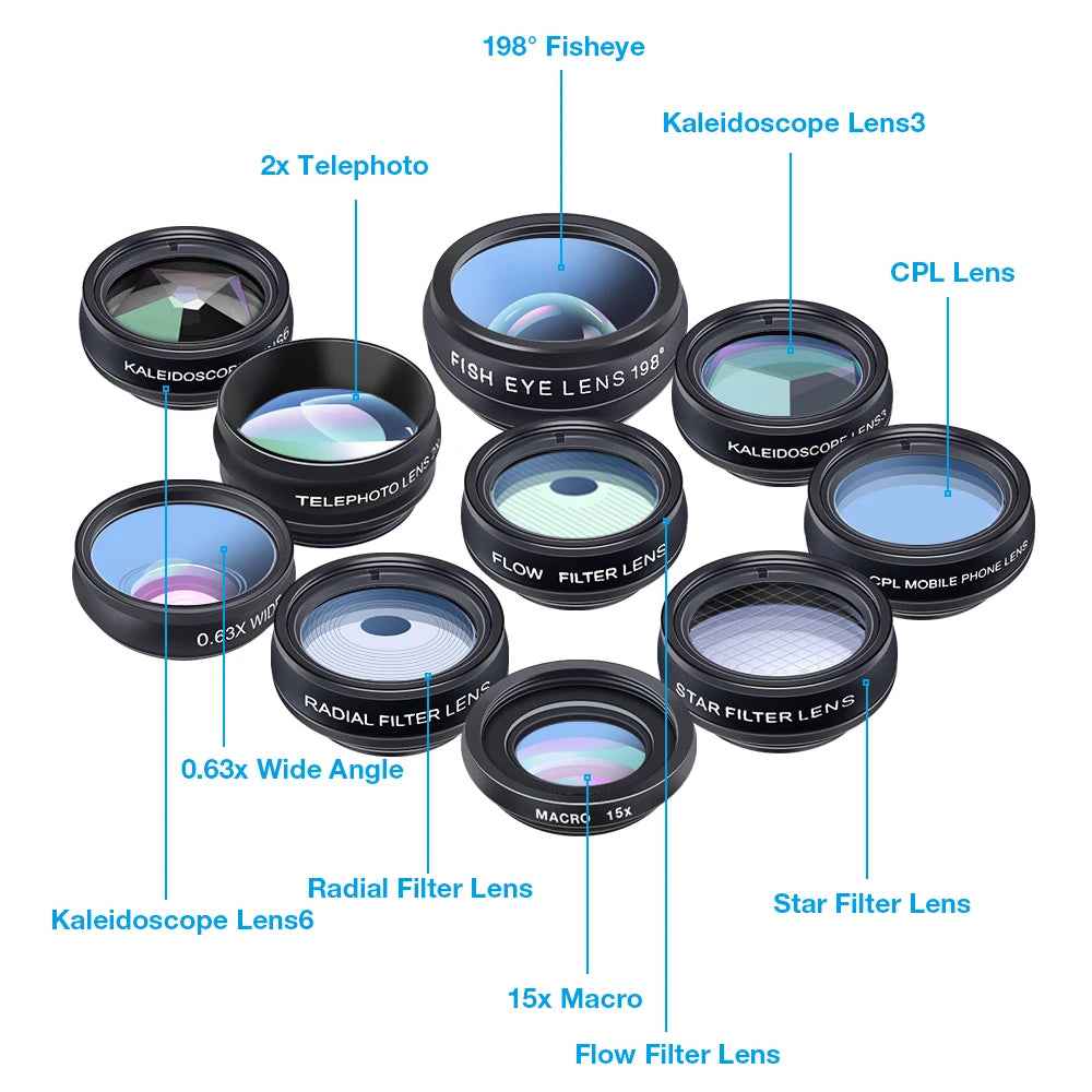 SnapPro Lens Kit – Wide Angle &amp; Macro for Smartphones | Motionshop