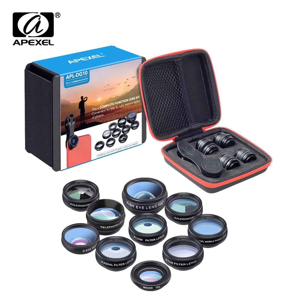 SnapPro Lens Kit – Wide Angle &amp; Macro for Smartphones | Motionshop